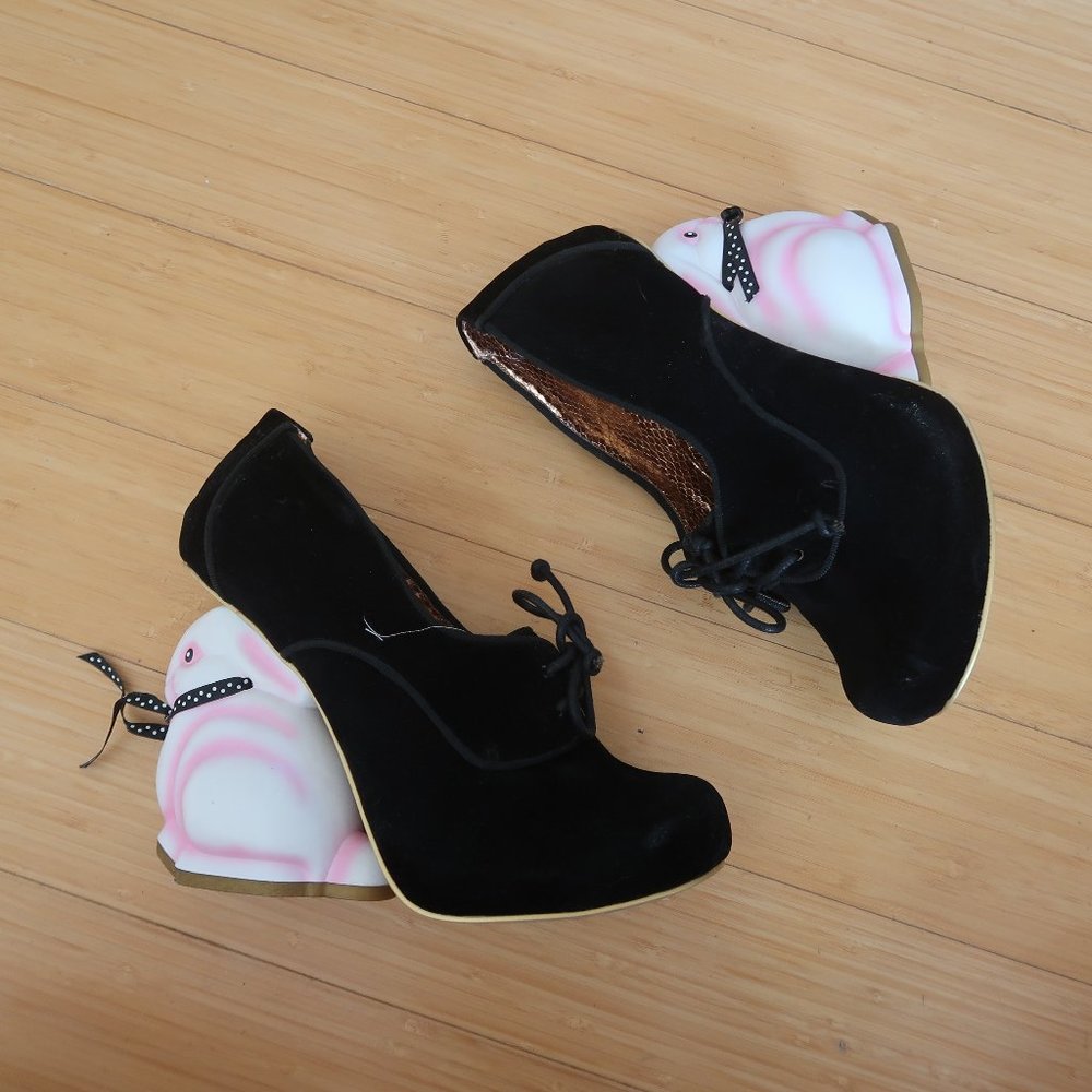 Irregular Choice Bunny Ankle Boots / Character Heel 10 9.5 41 40